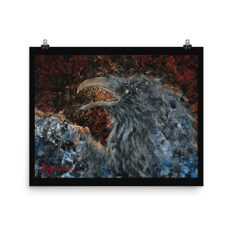 Nevermore Raven Print