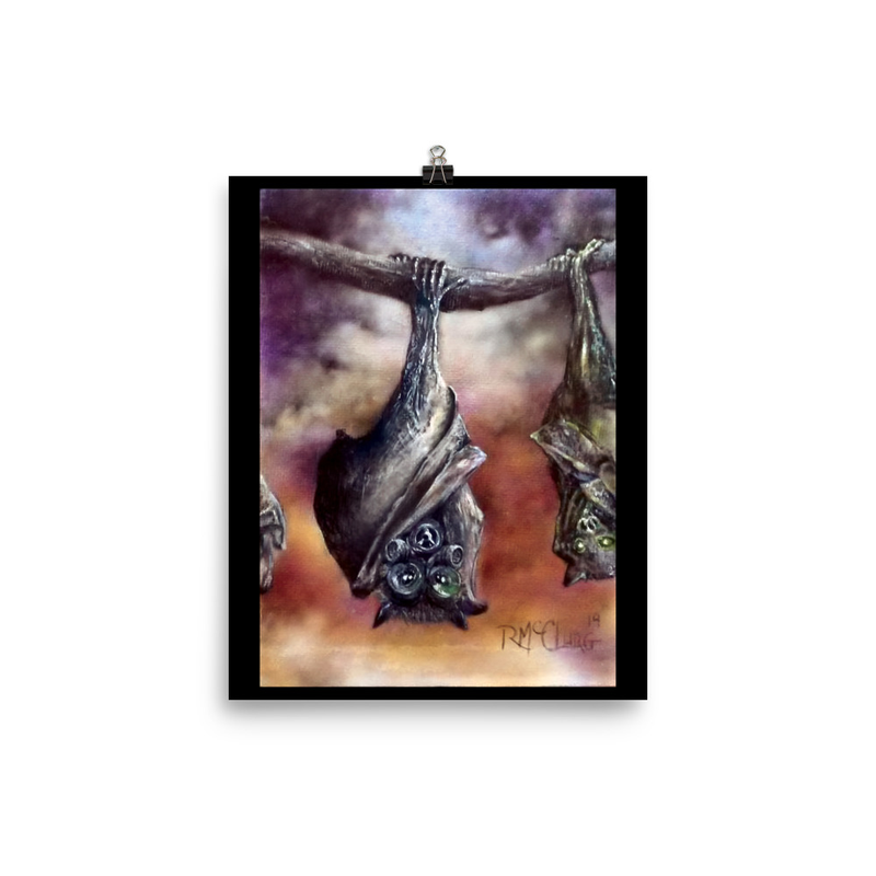 Zero Hour: Diseased Gas Mask Bats Diptych Right Panel
