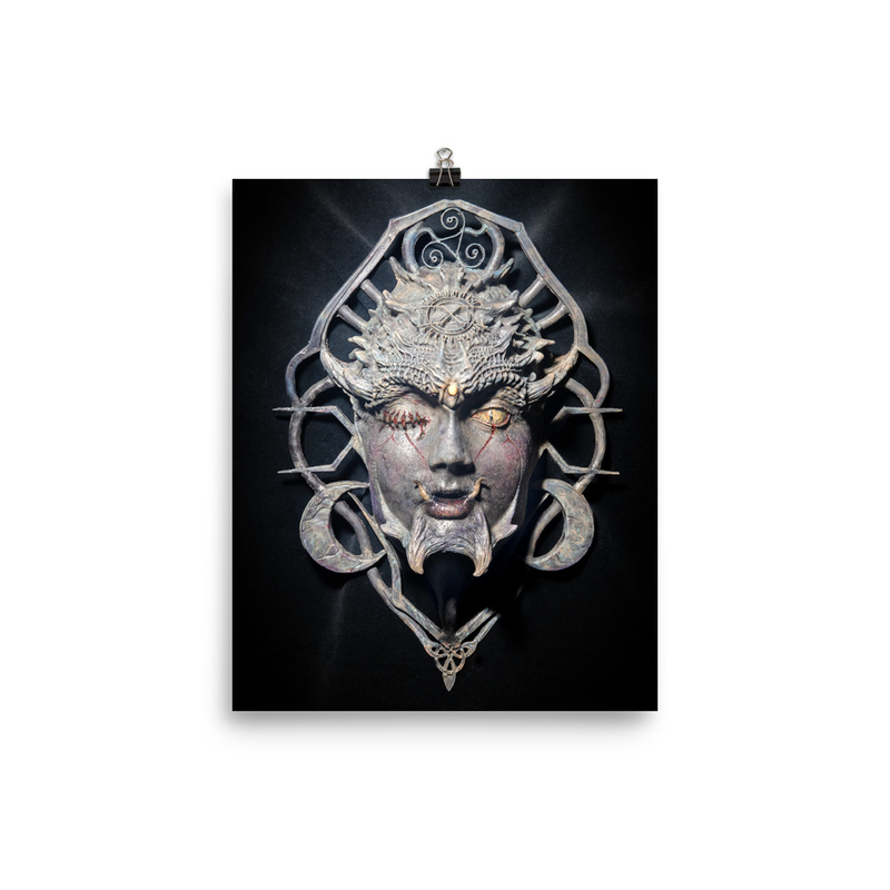 Myk&#39;lah: Conceptualization of the Pagan Moon Deity Print