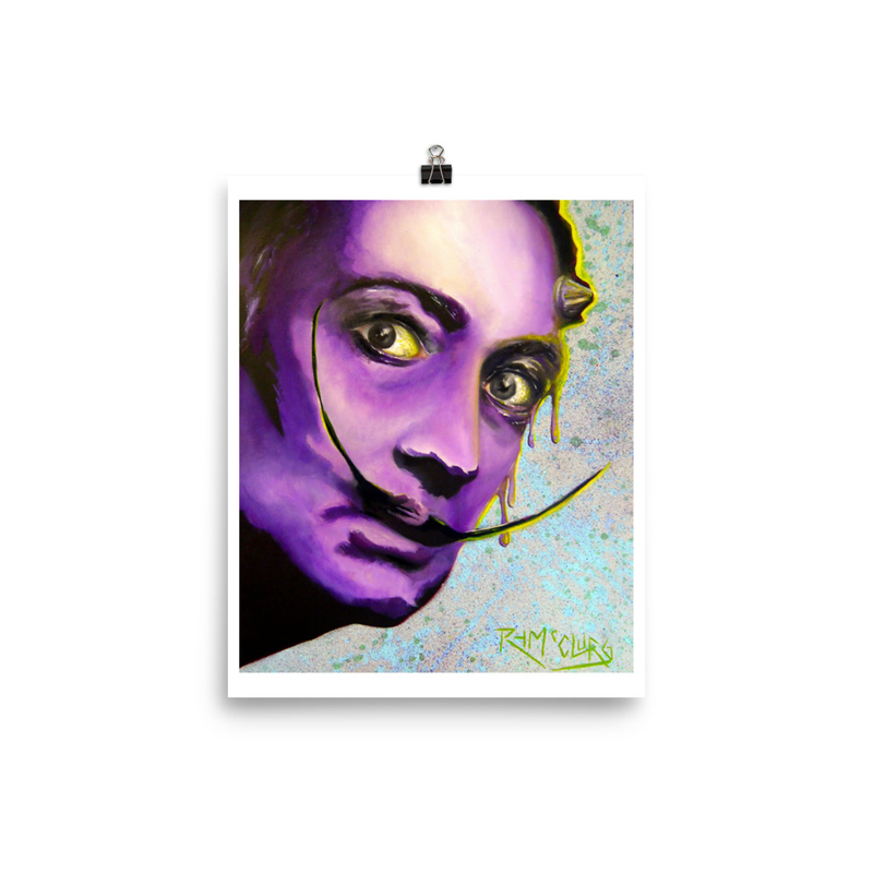 Salvador Dali Melting Print