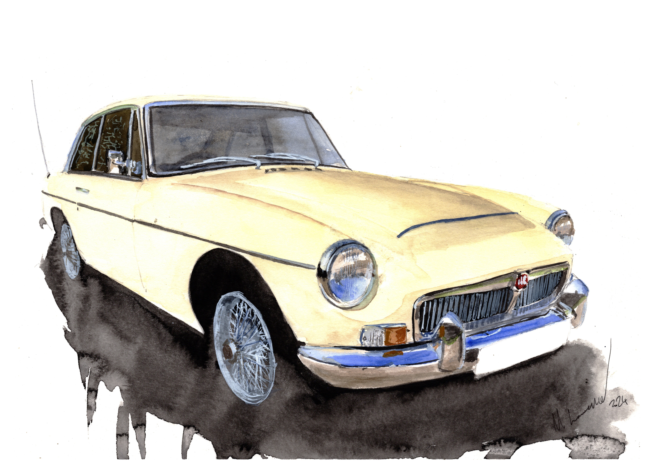 MGC Print. MGC Poster. Gifts For Him. Hand Painted Art. birthday gift