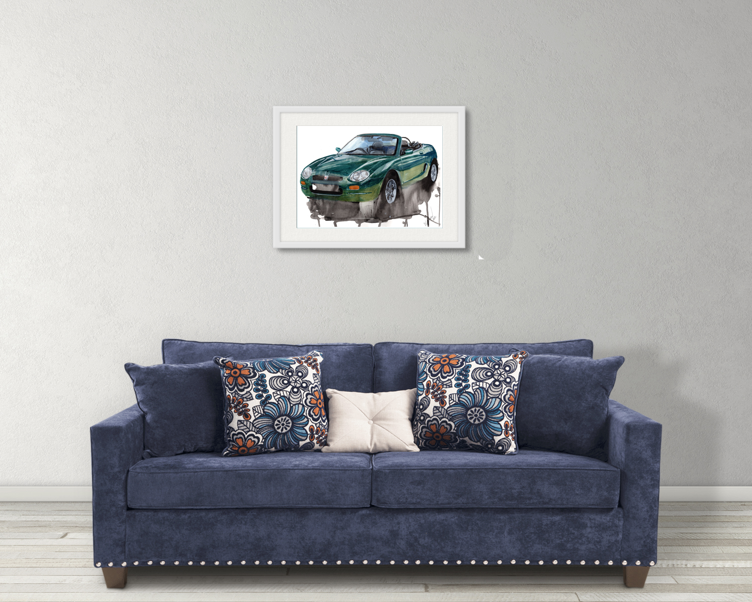 MGF Print. MGF Poster. Gifts For Him. Hand Painted Art. birthday gift