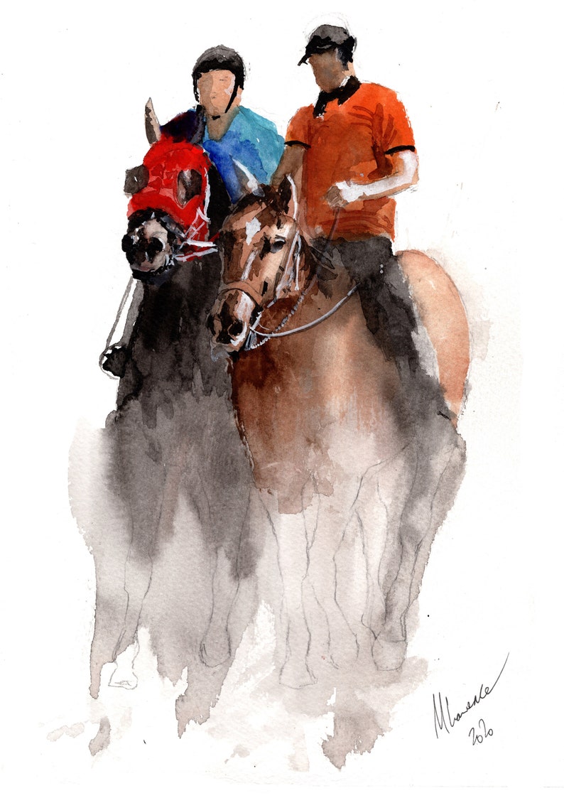 Back From the Track Racing Print. Racing Poster. Gifts For Him. Hand Painted Art. birthday gift
