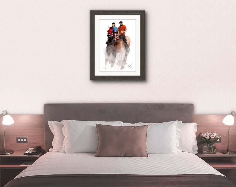 Back From the Track Racing Print. Racing Poster. Gifts For Him. Hand Painted Art. birthday gift