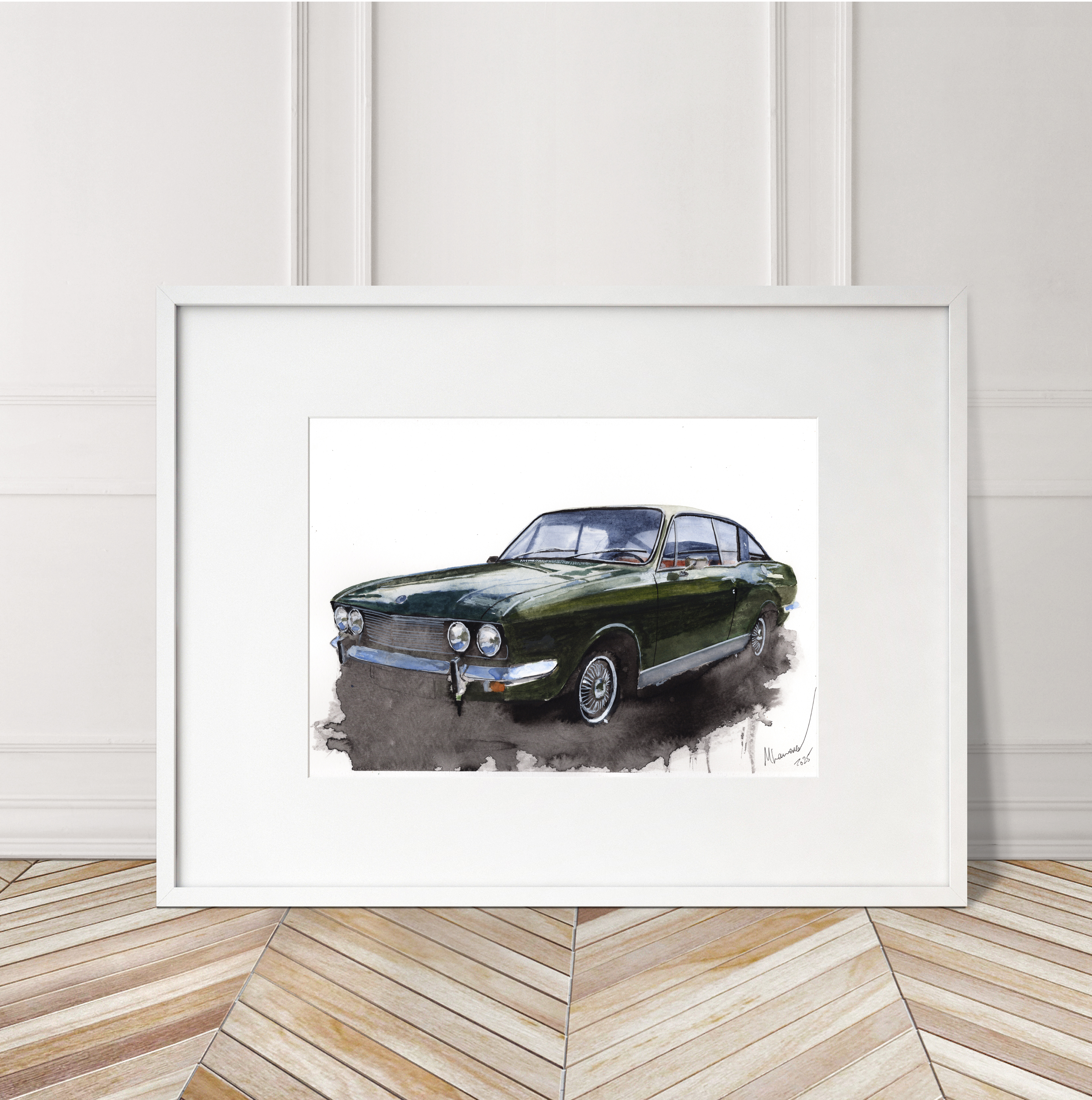 Sunbeam Rapier Print. Rapier Poster Poster. Gifts For Him. Hand Painted Art. birthday gift