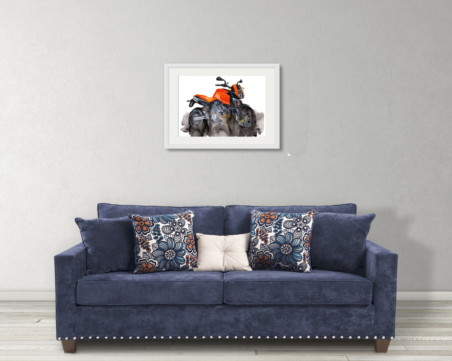 Duke 990 Print. Duke 990 Poster. Gifts For Him. Hand Painted Art. birthday gift