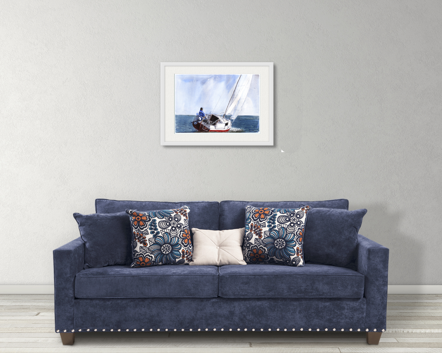 Varianta Yacht Print. Varianta Poster. Gifts For Him. Hand Painted Art. birthday gift
