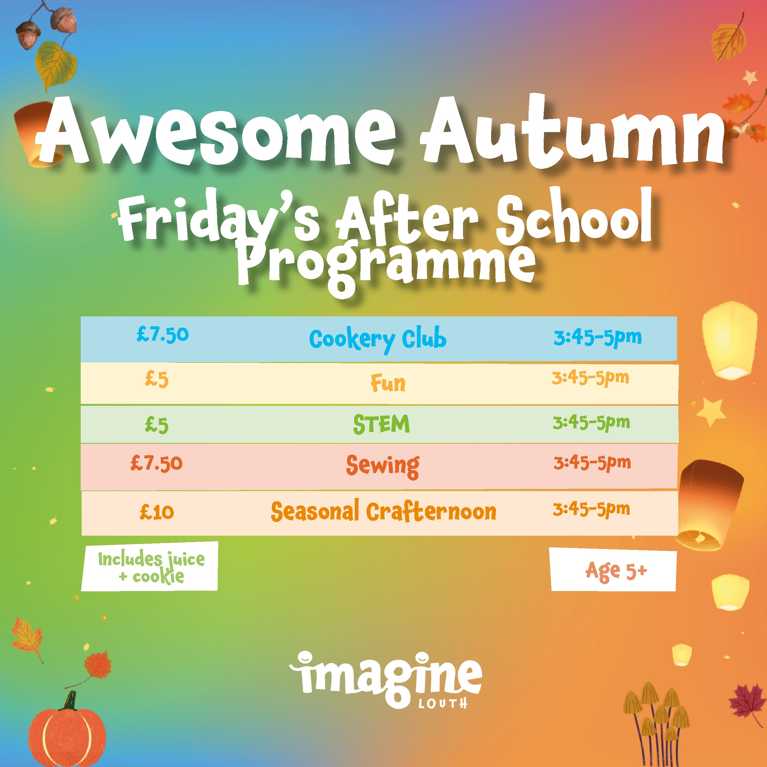 Awesome Autumn - Friday afterschool programme