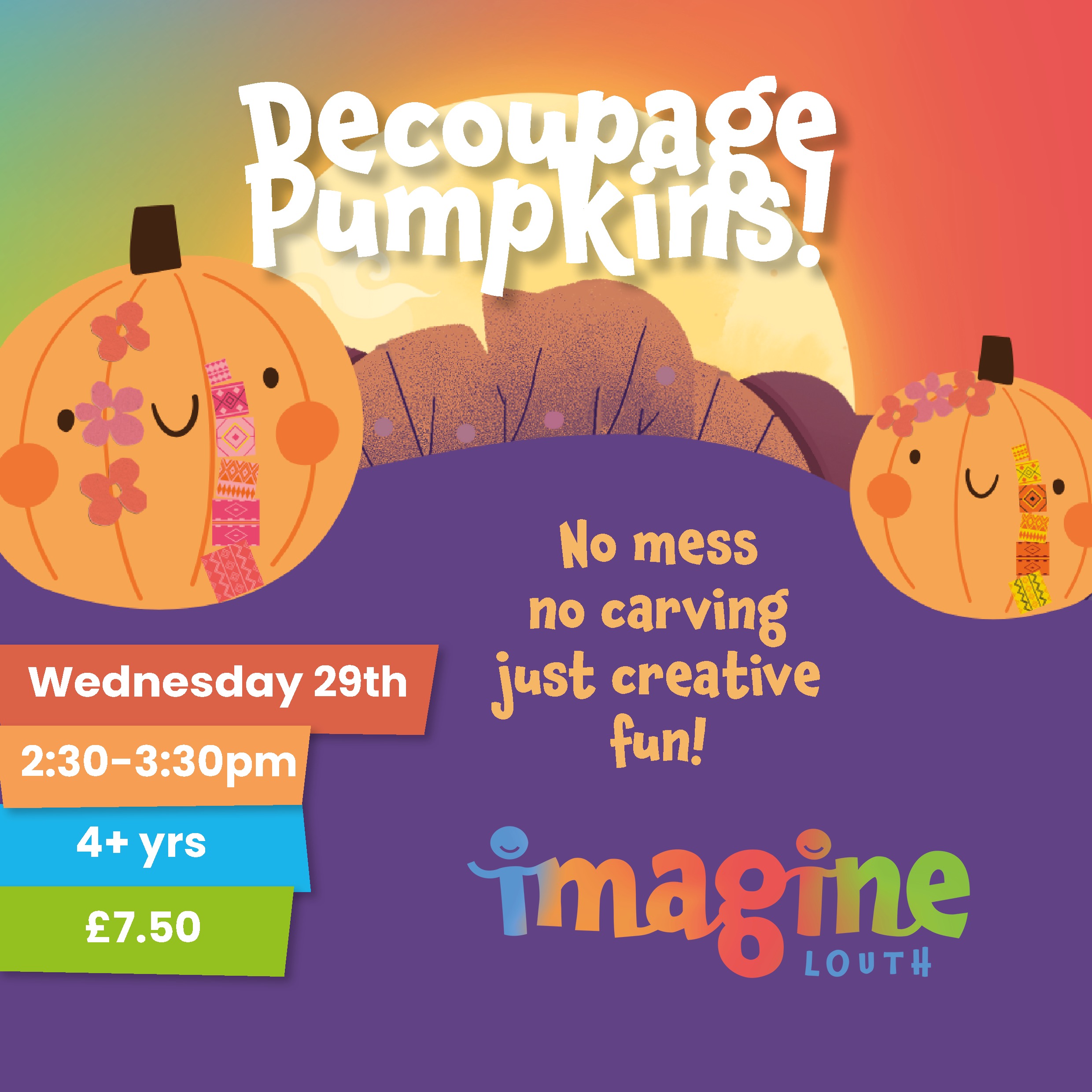 Decoupage Pumpkins