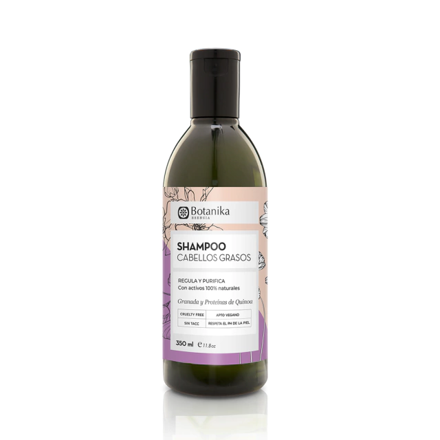 Shampoo Cabellos Grasos 350 ml- Natier-
