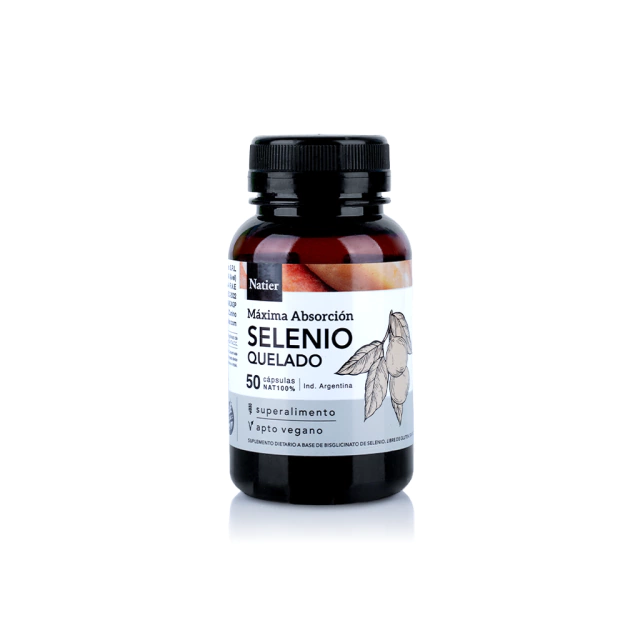 Selenio Quelado x50 cap.-NATIER