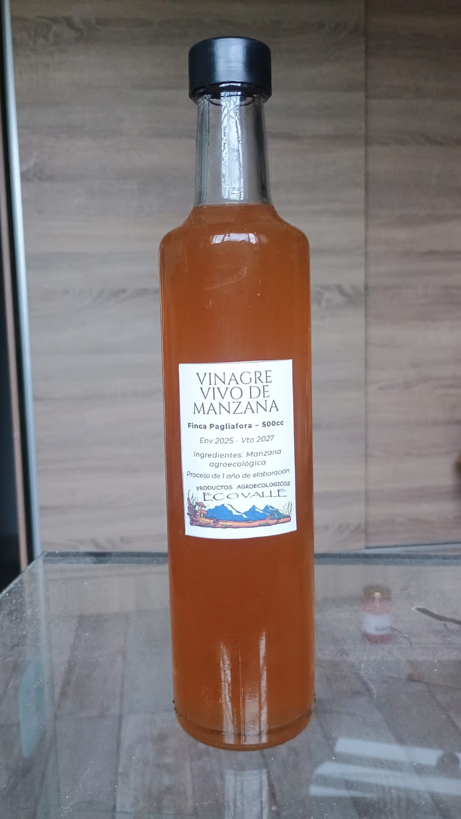 Vinagre Vivo de Manzana 500 ml -ECO VALLE-