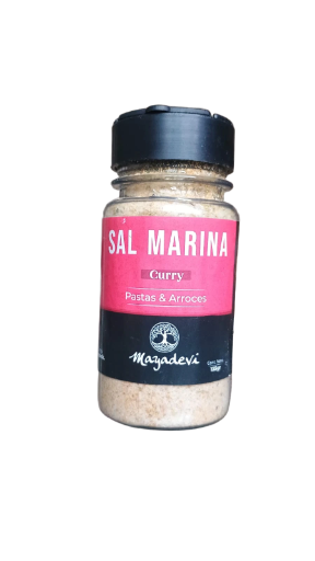 Sal marina con curry 135 gr - MAYADEVI-