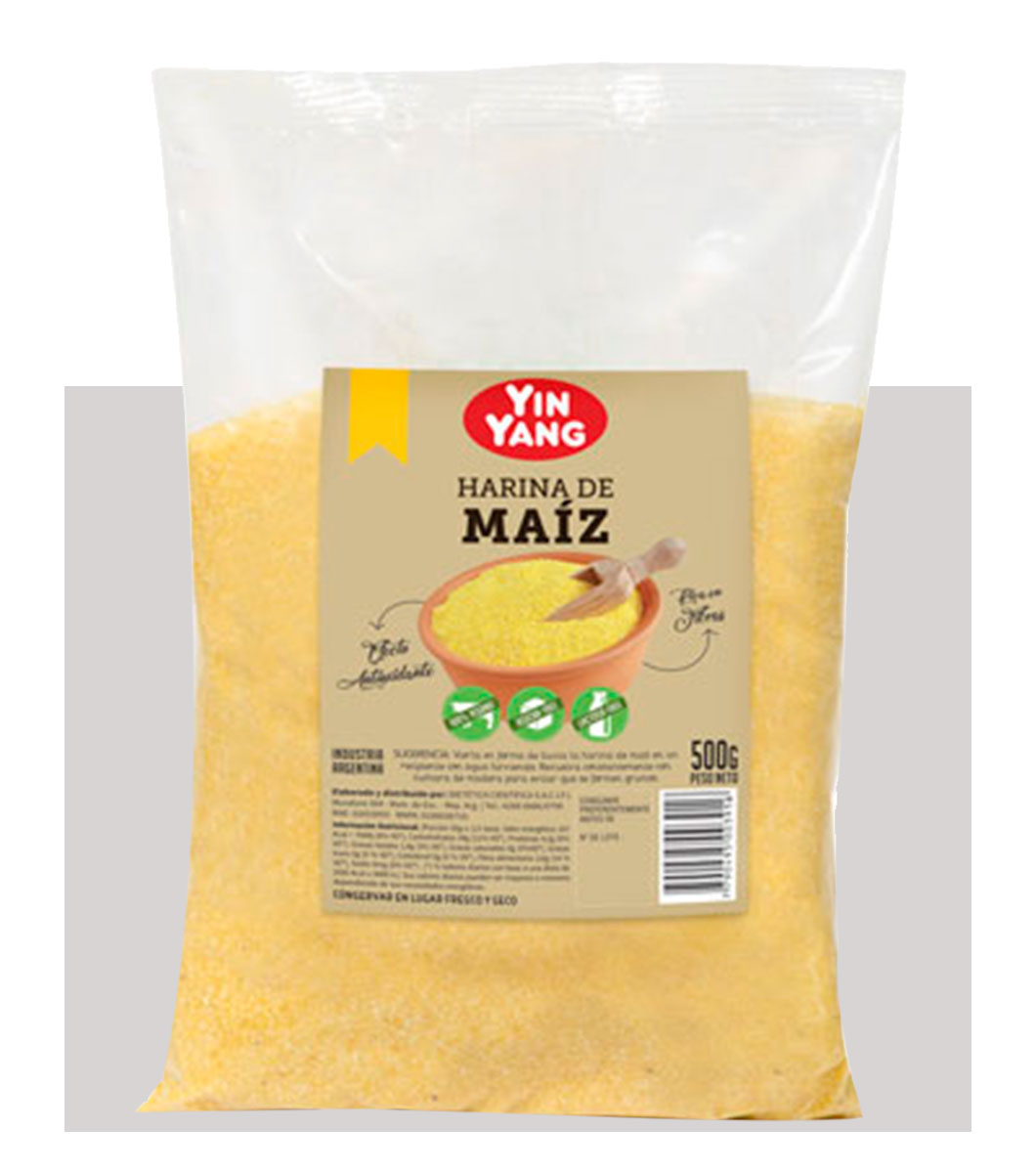 Harina de maíz Polenta- YIN YAN