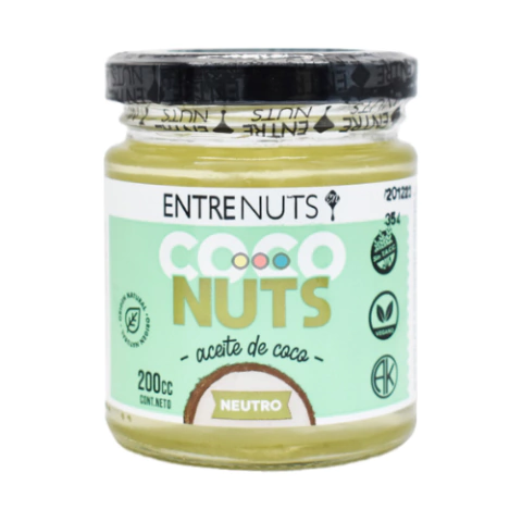 Aceite de coco neutro x 200 cc -Entrenuts-