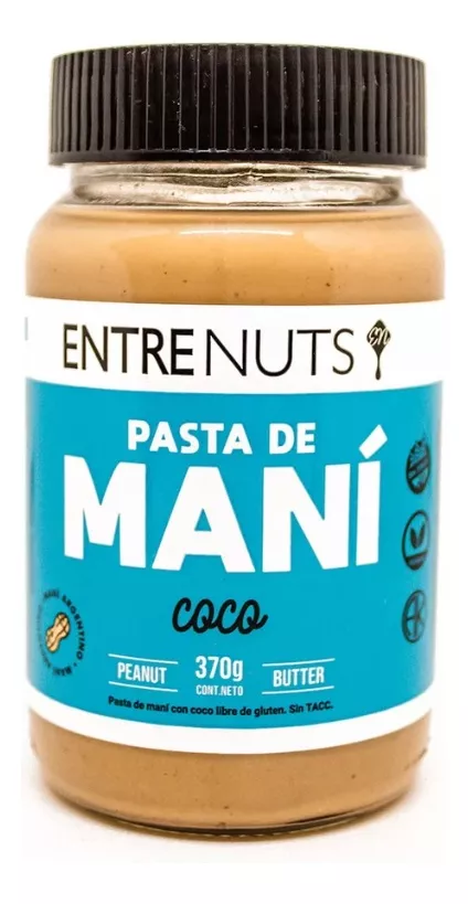 Pasta de Maní Coco x 370 gr - entre nuts