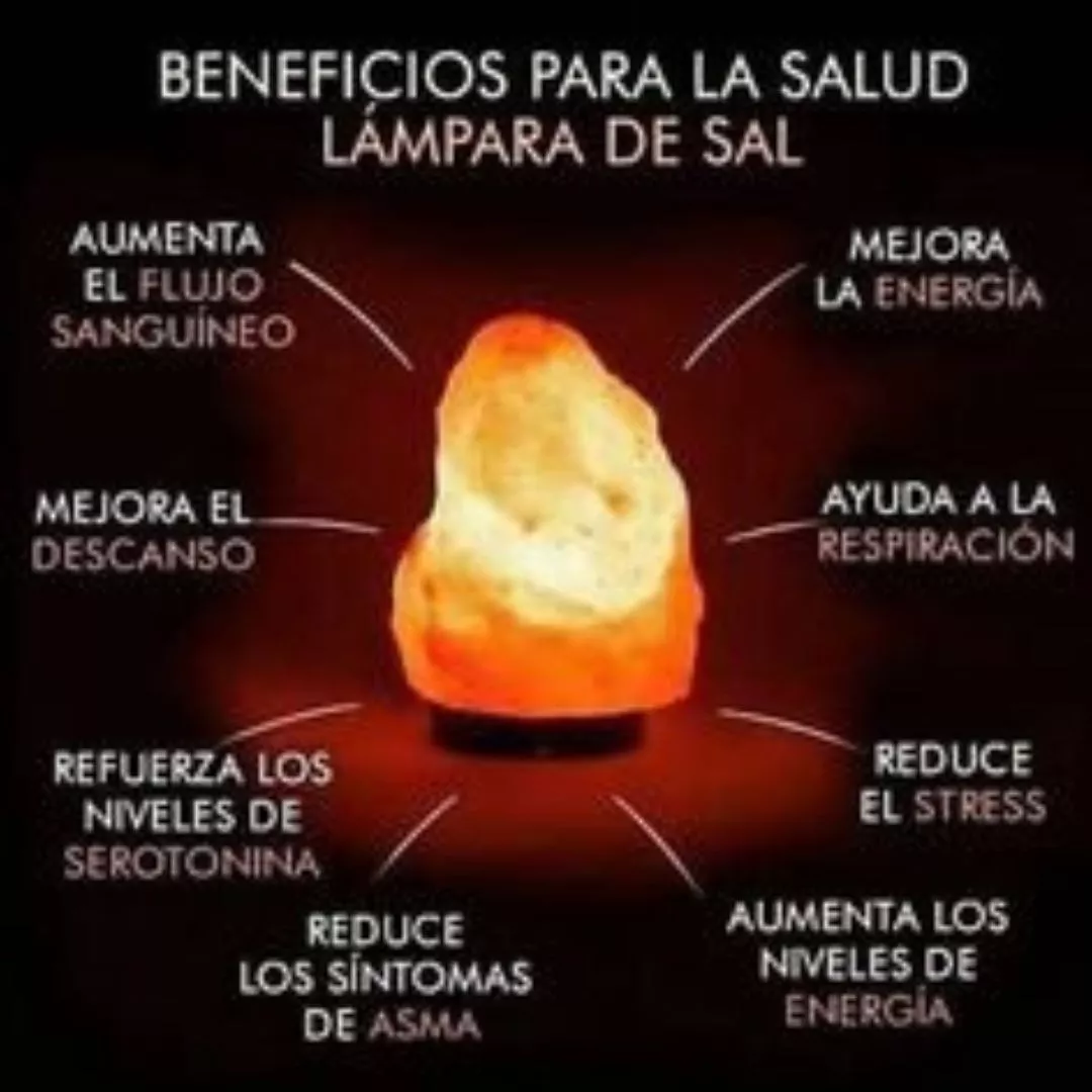 Lámpara de sal del Himalaya