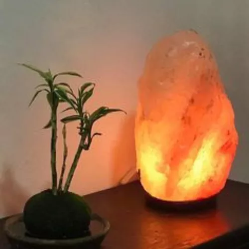 Lámpara de sal del Himalaya