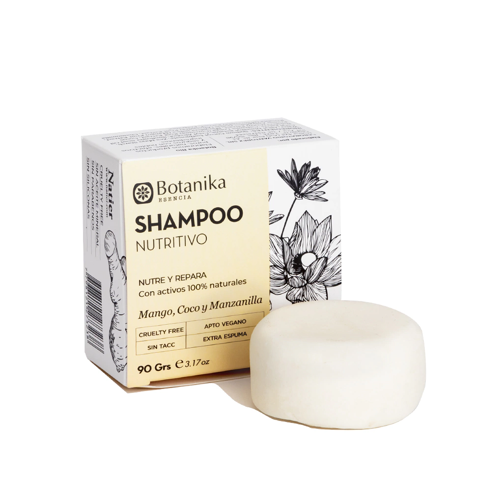 Shampoo nutritivo Solido x 90 grs - NATIER-