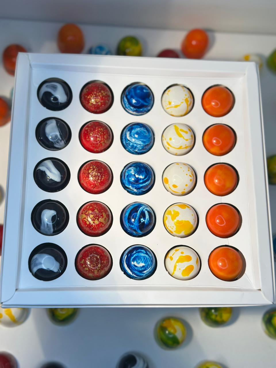 Coffret de chocolats artisanaux 25pc / 412g