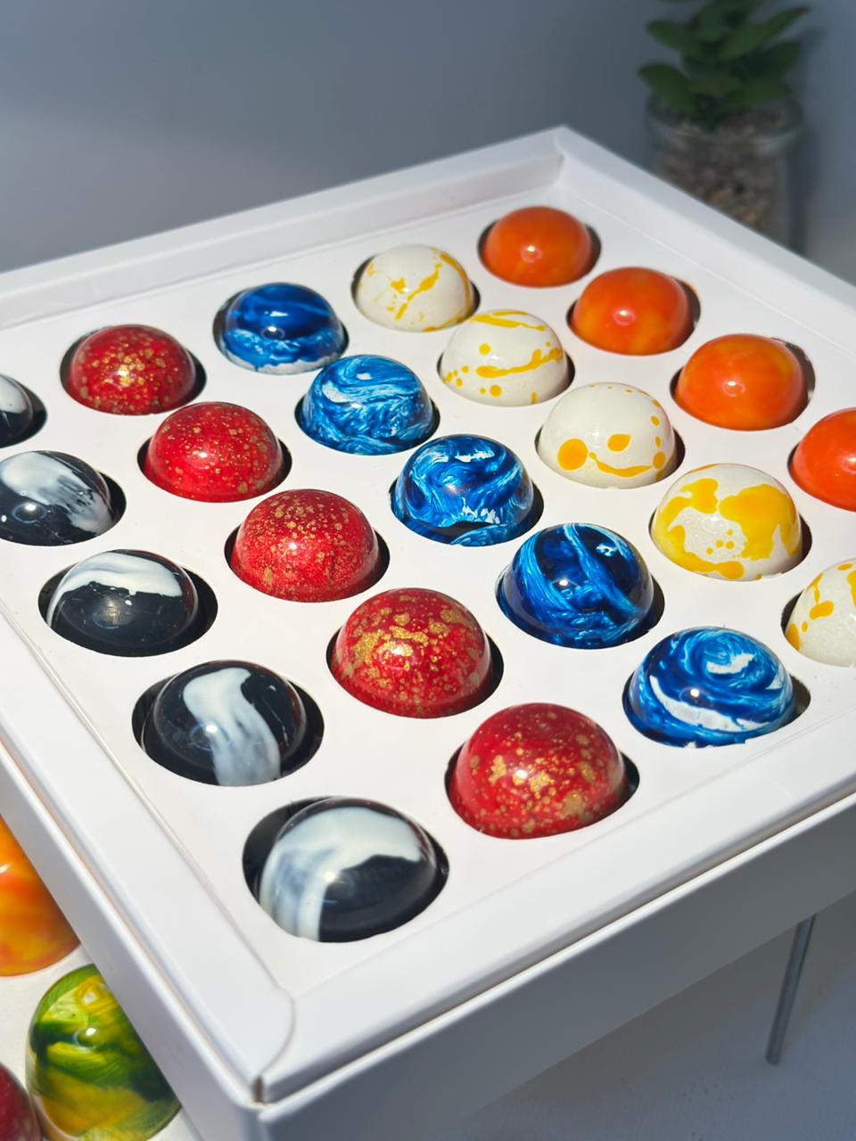 Coffret de chocolats artisanaux 25pc / 412g