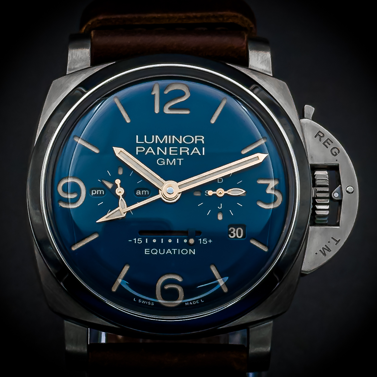 Panerai Luminor 1950 Equation of Time Blue