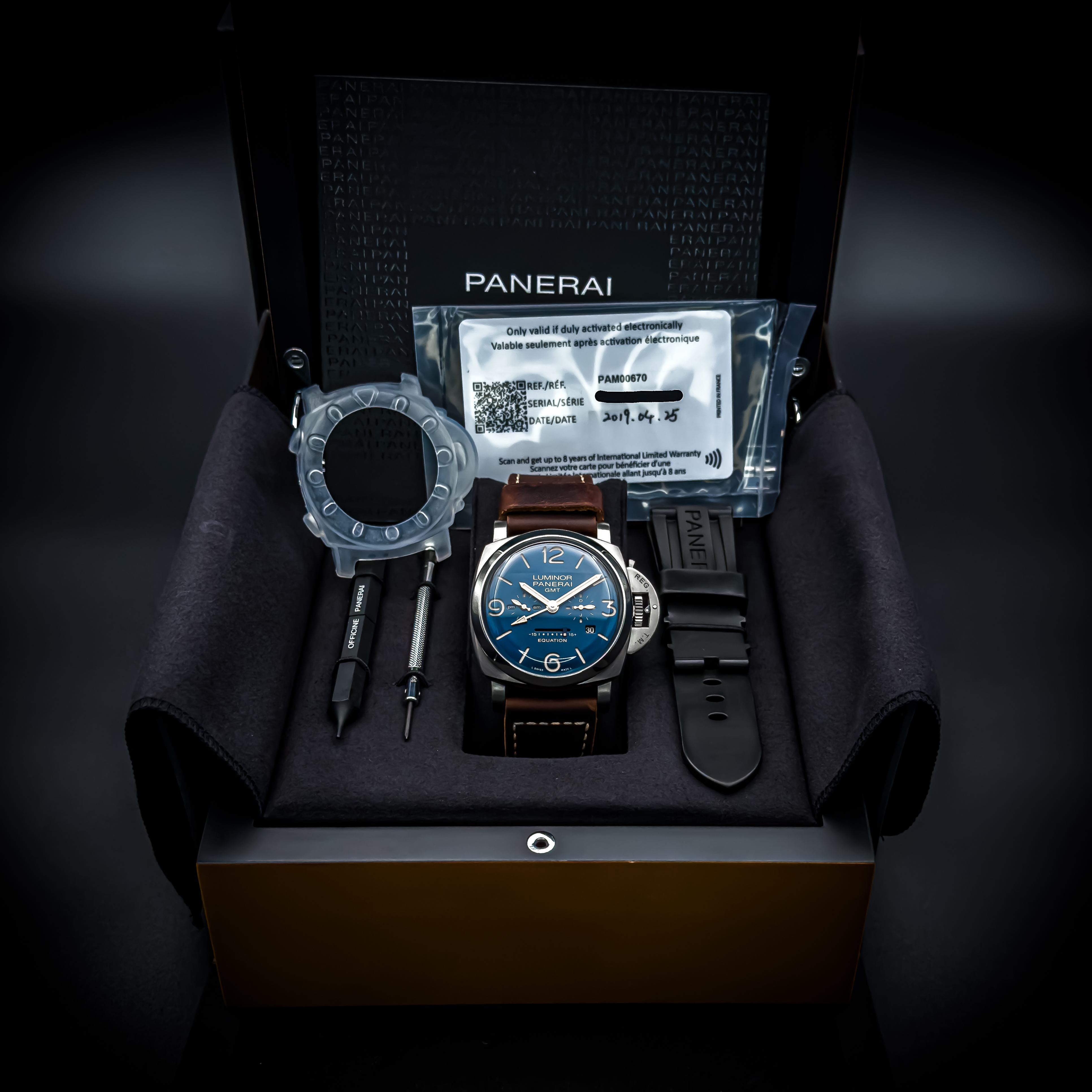 Panerai Luminor 1950 Equation of Time Blue