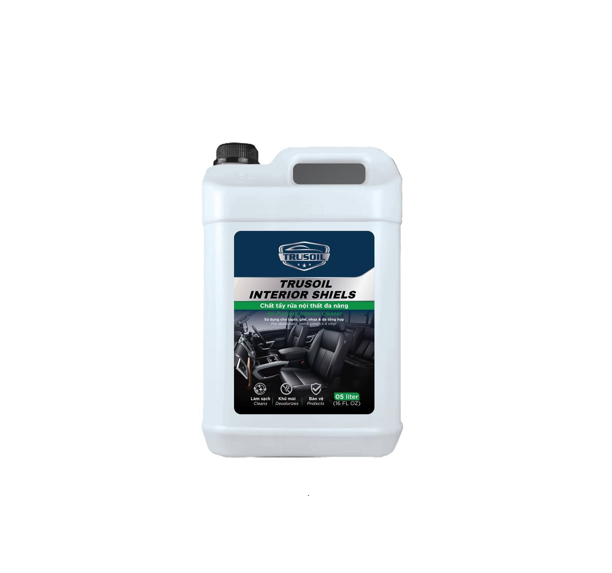 Dung dịch vệ sinh nội thất đa năng Trusoil Interior Shield APC - Can 5 lít