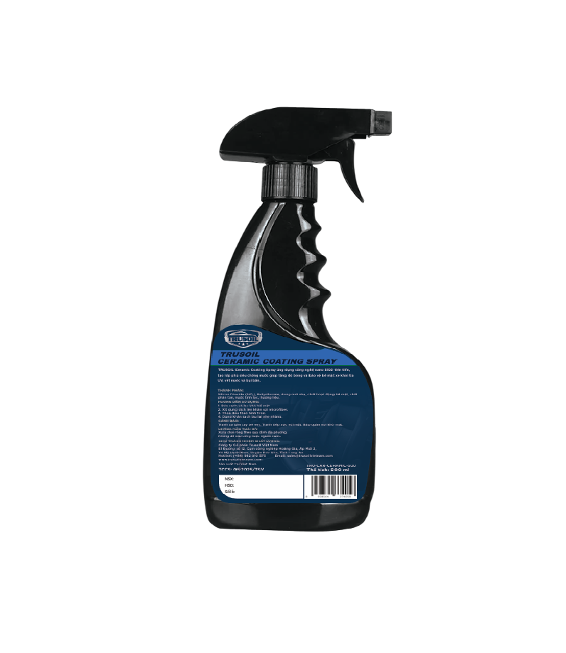 Chai xịt Phủ bóng nhanh Trusoi Ceramic Coating Spray - 500ml