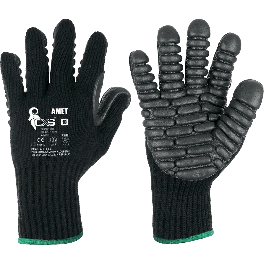 Darbo pirštinės AMET, antivibracinės