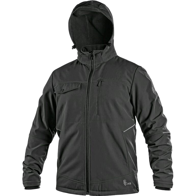 Striukė darbui CXS STRETCH Softshell, juoda