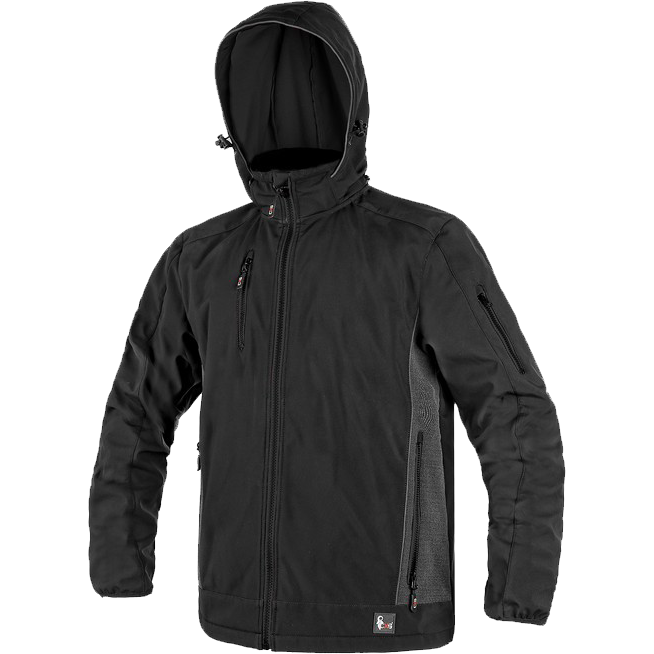 Striukė darbui DURHAM Softshell, juoda