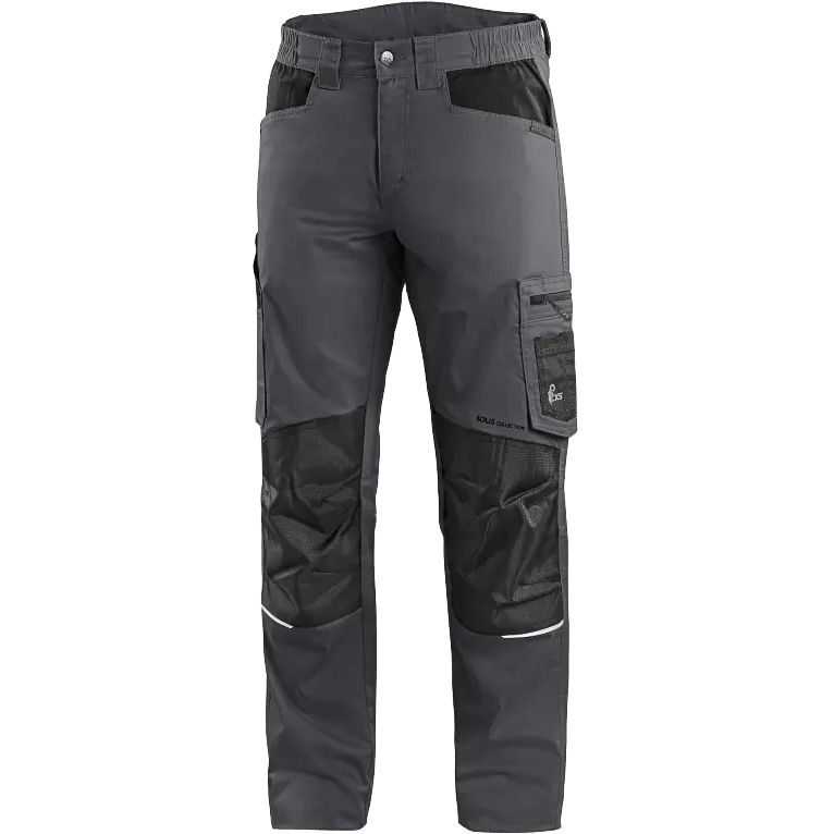 Kelnės darbui CXS SOLIS FLEX (tamprios), pilka