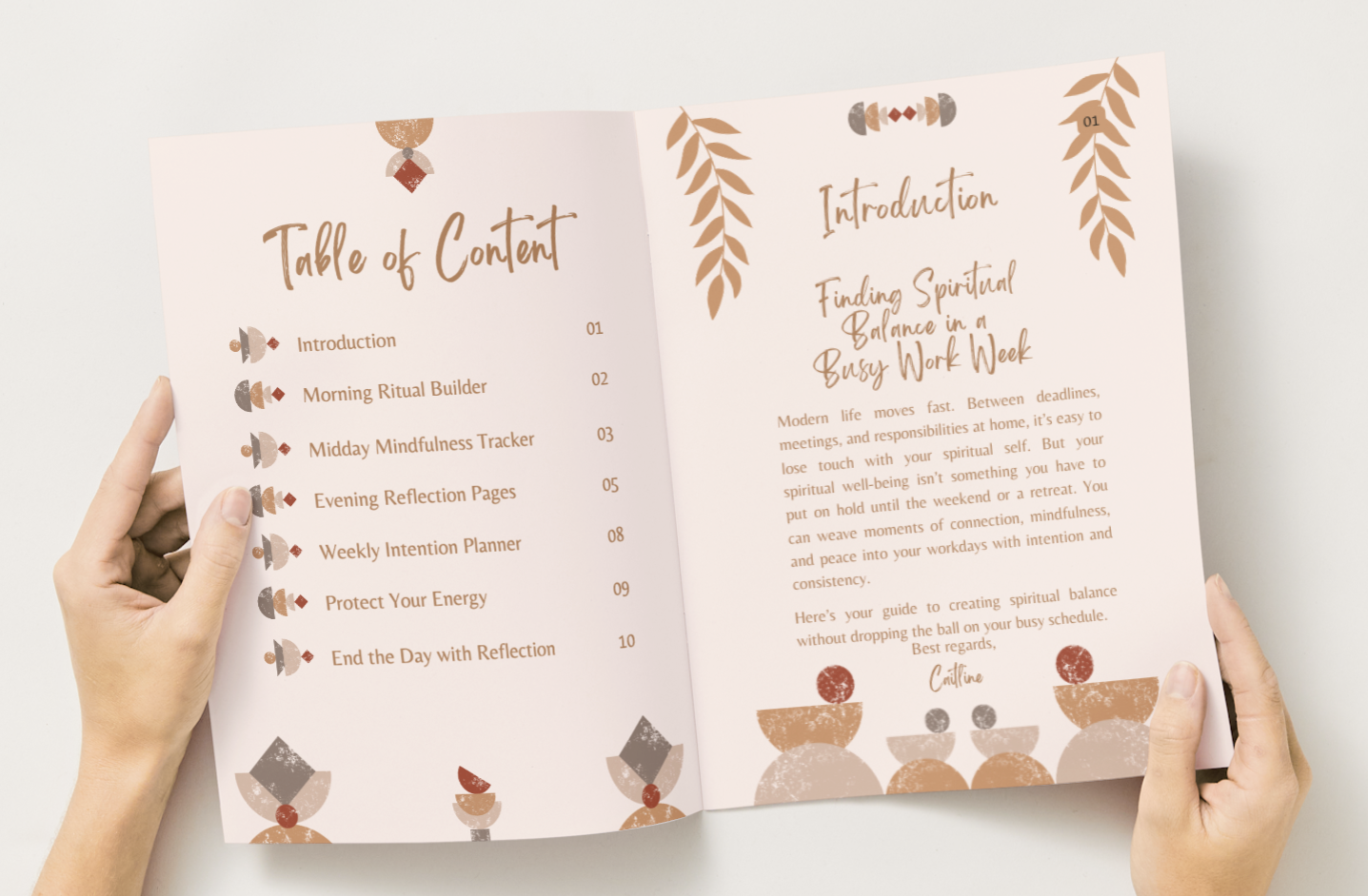 Spiritual Balance in a Busy Week Workbook