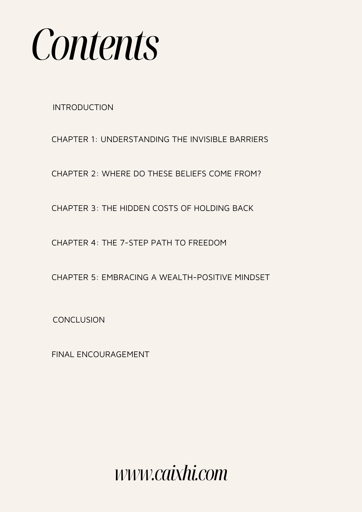 How To Overcome Limiting Beliefs About Wealth Ebook