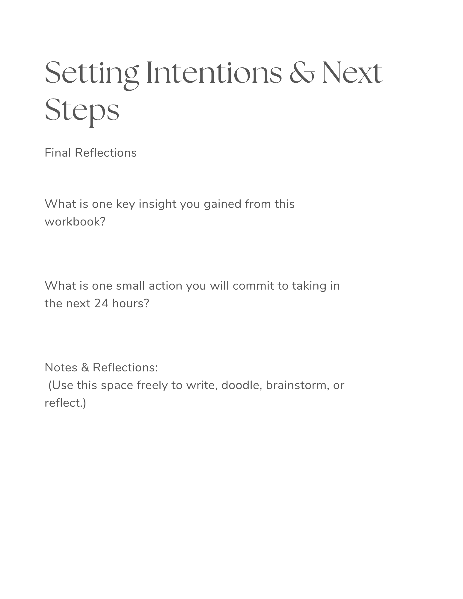 Mindset & Energy Alignment Workbook