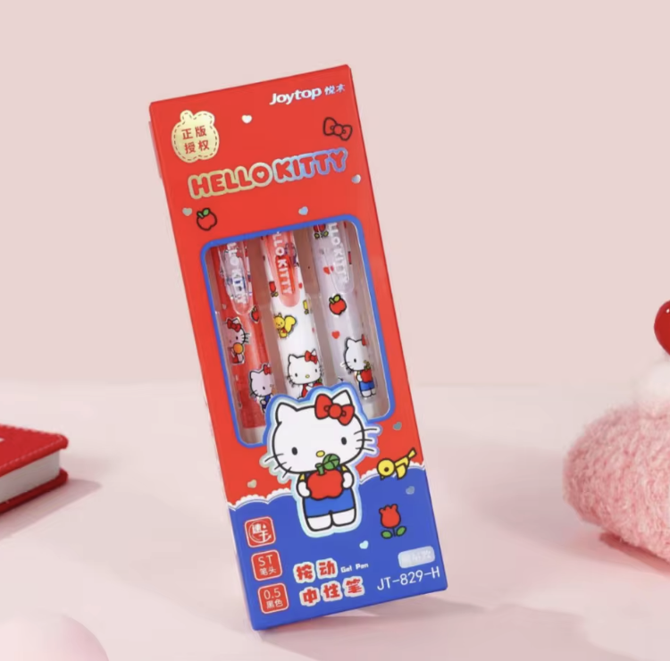 Sanrio Erasable Gel Pen Set (3pcs) Hello Kitty