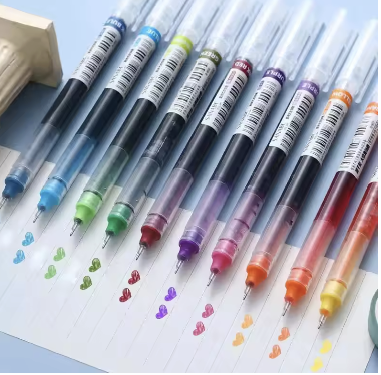 10 Color Gel Pen Set 0.5mm Fine Tip