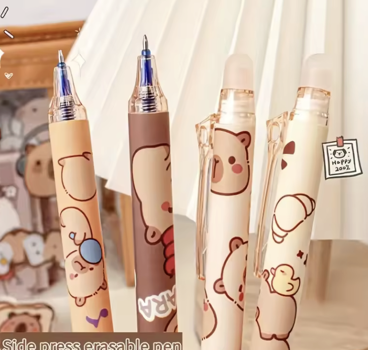 Capybara Gel Pen Set (6pcs) 