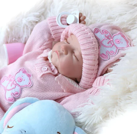 Realistic Reborn Baby Girl Doll - Lifelike Newborn Toddler, 17