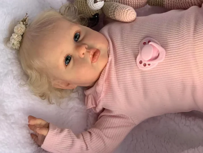 Ellie, a 24-inch (60 cm) lifelike reborn