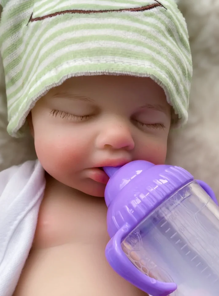 Riley" - Full Body Soft Silicone Reborn Doll with 