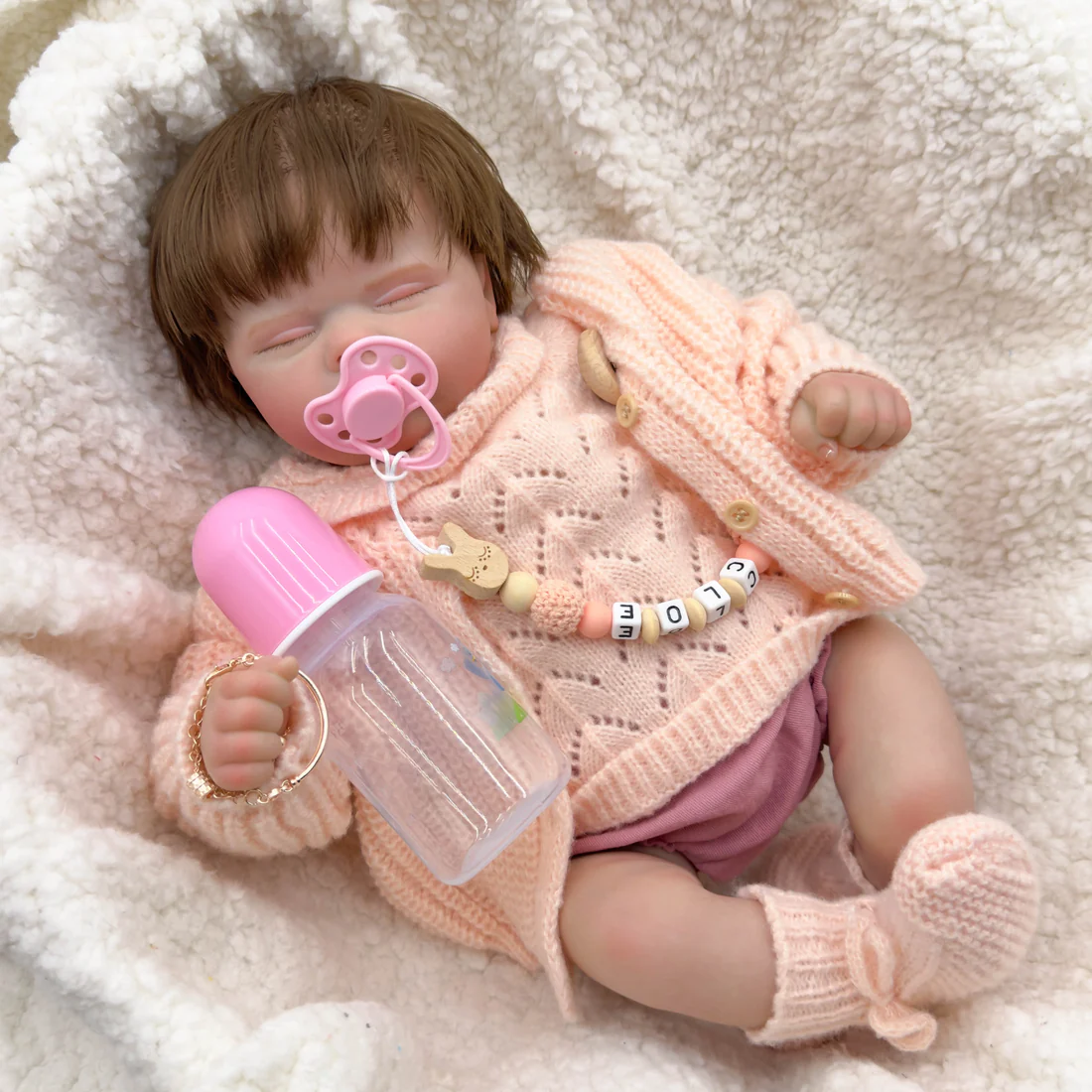 "Quinbee" - The Lifelike 19-inch Newborn Reborn Baby Doll