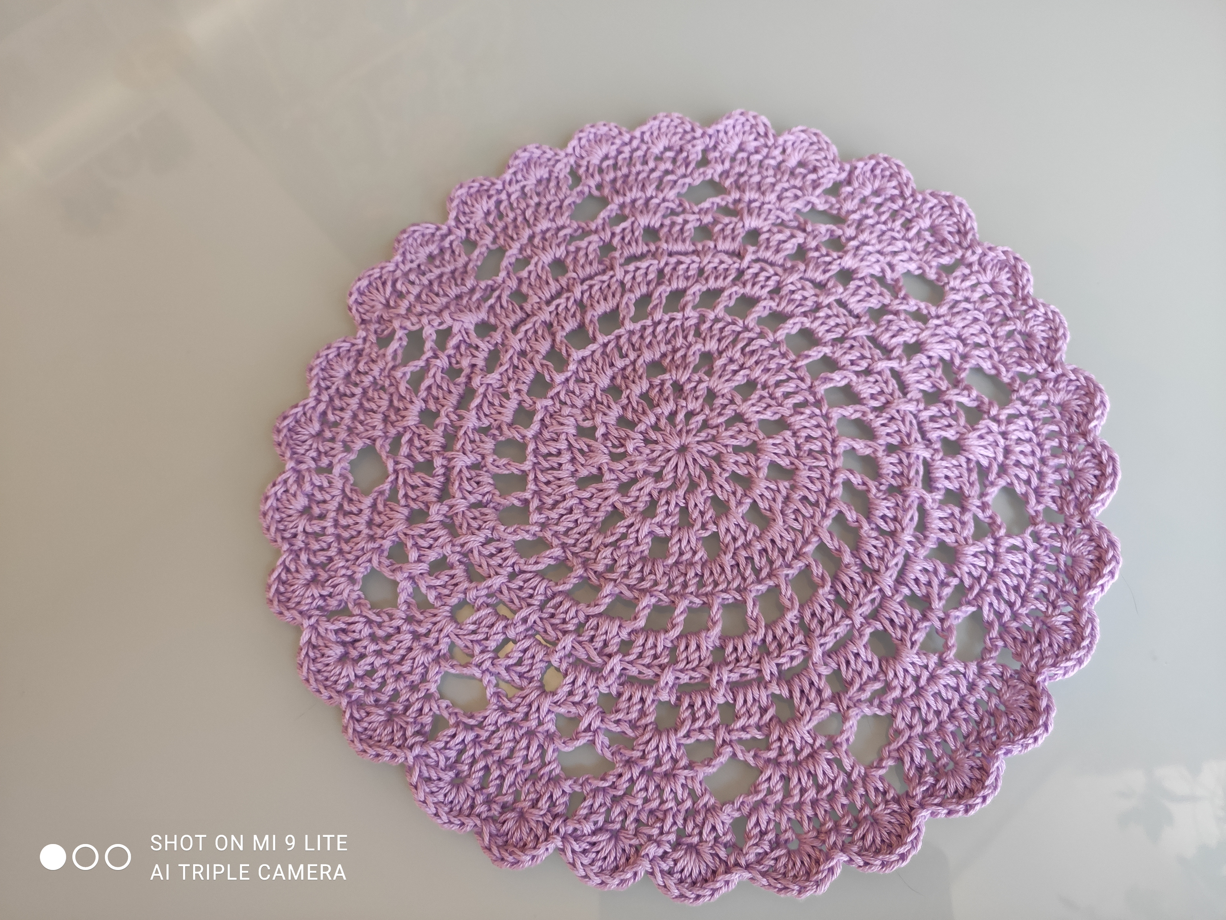 Napperon aux petits coeurs