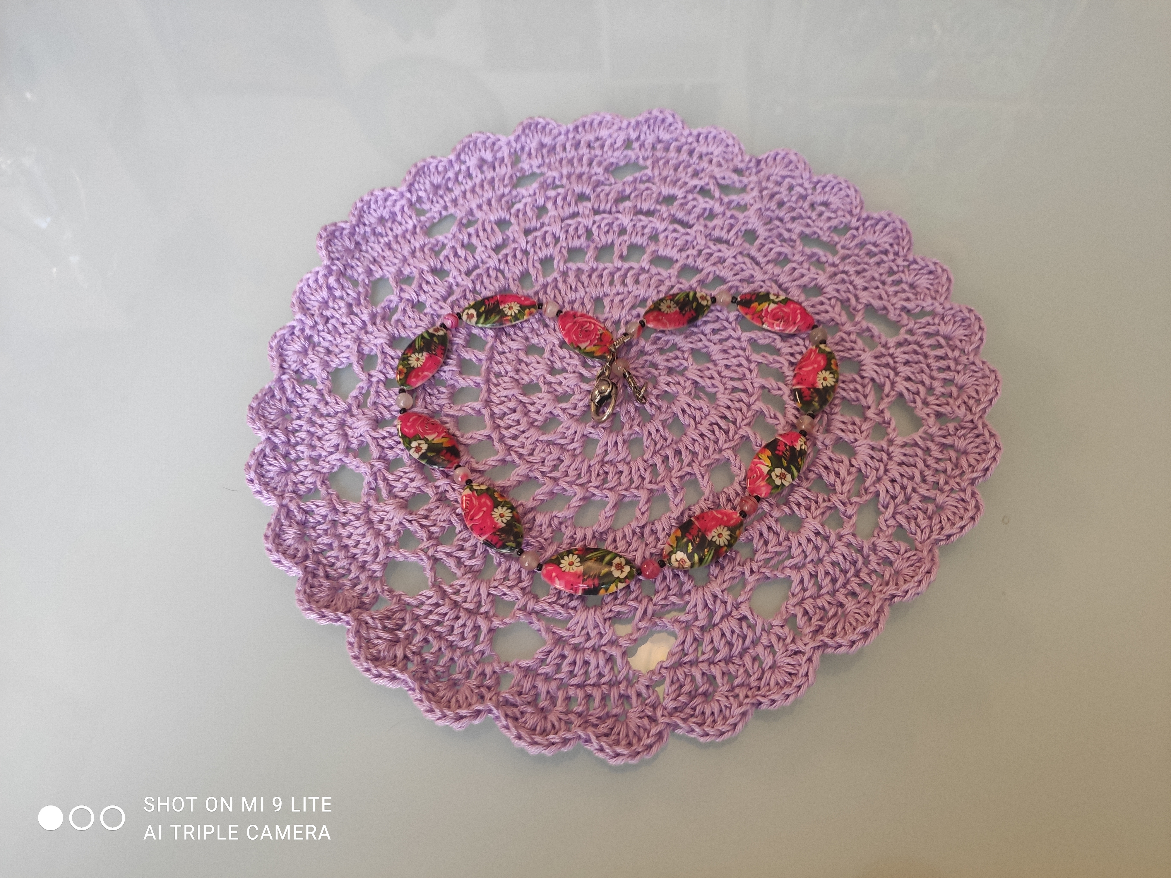 Napperon aux petits coeurs 