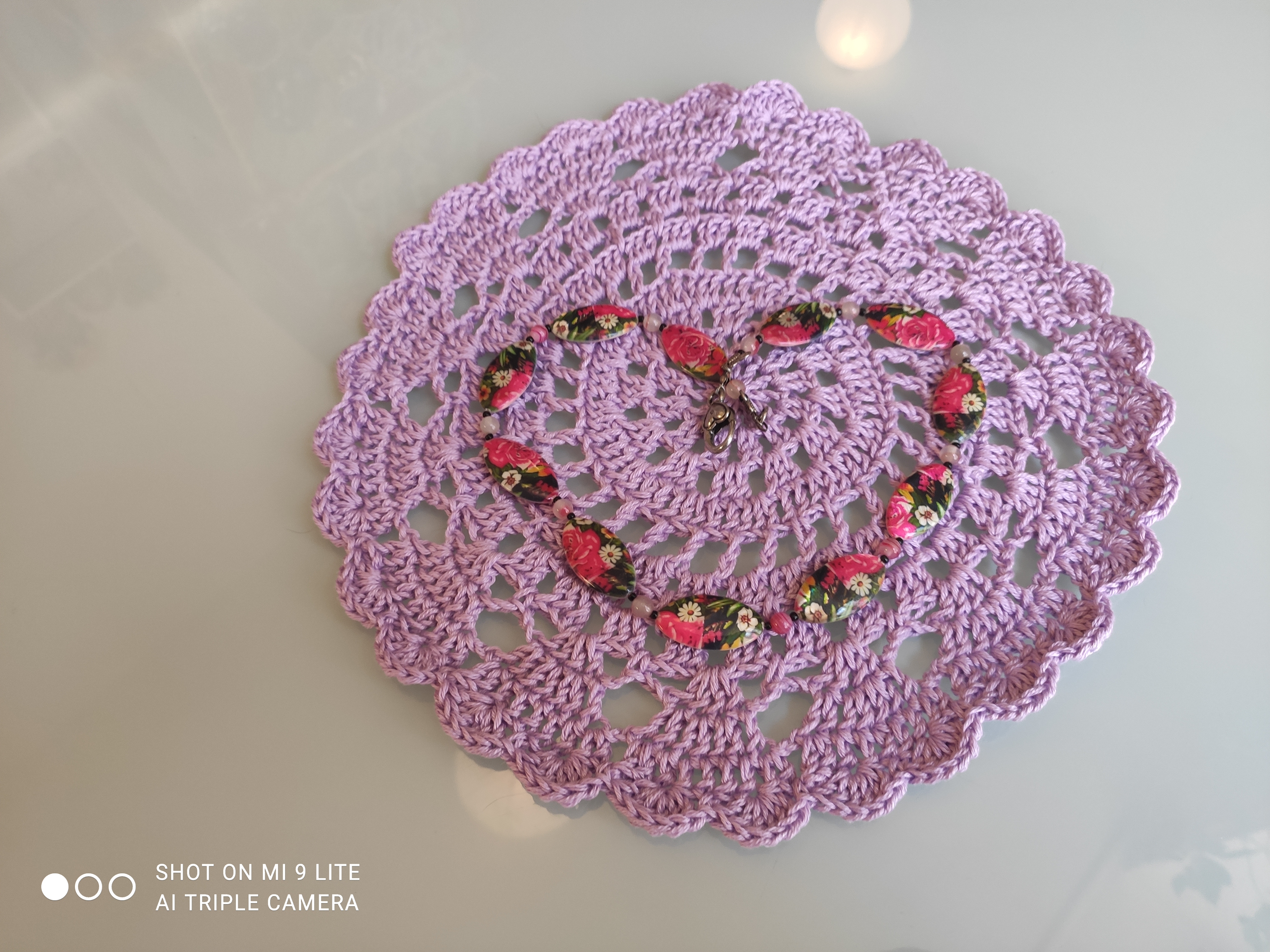 Napperon aux petits coeurs 