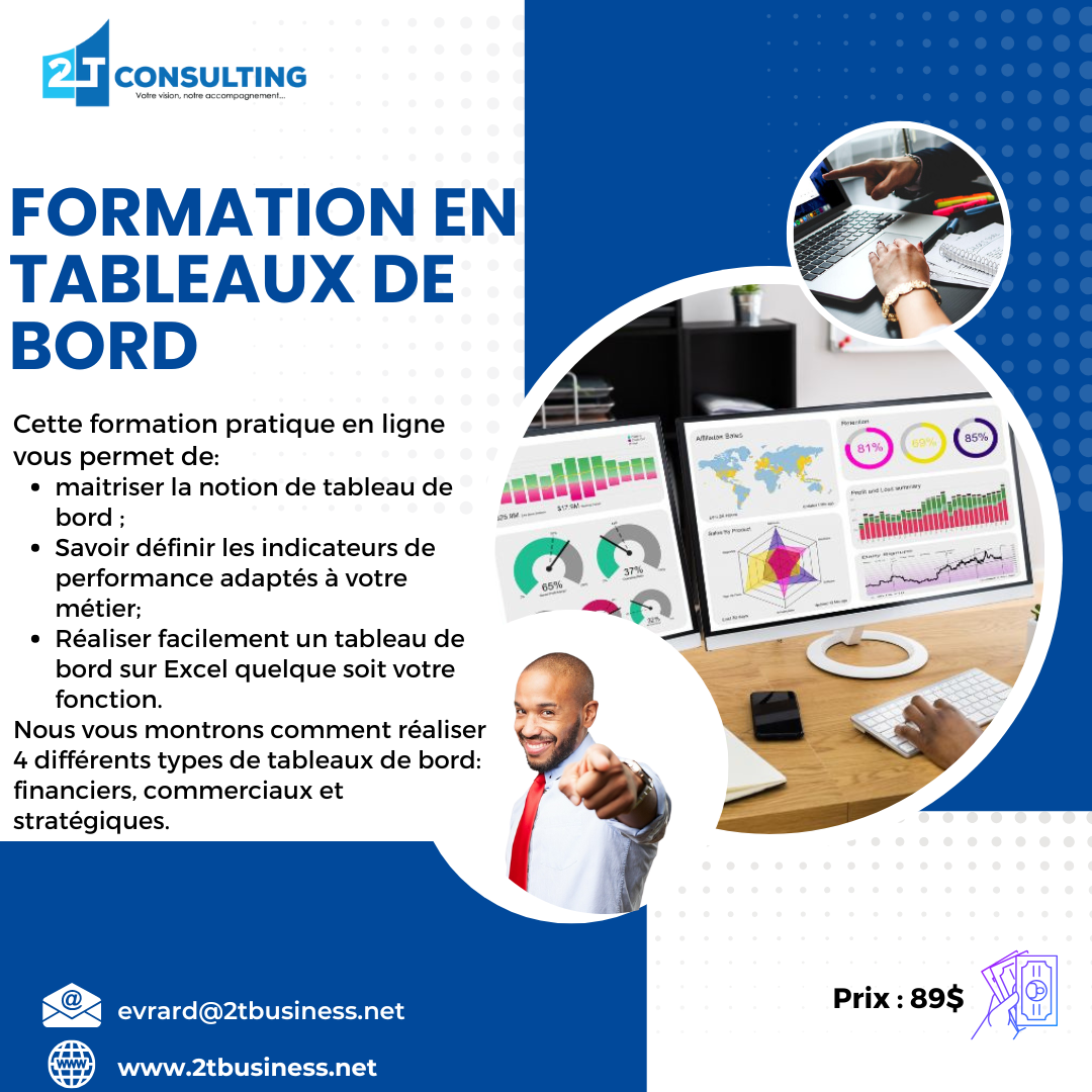 Réaliser des tableaux de bord avec Excel