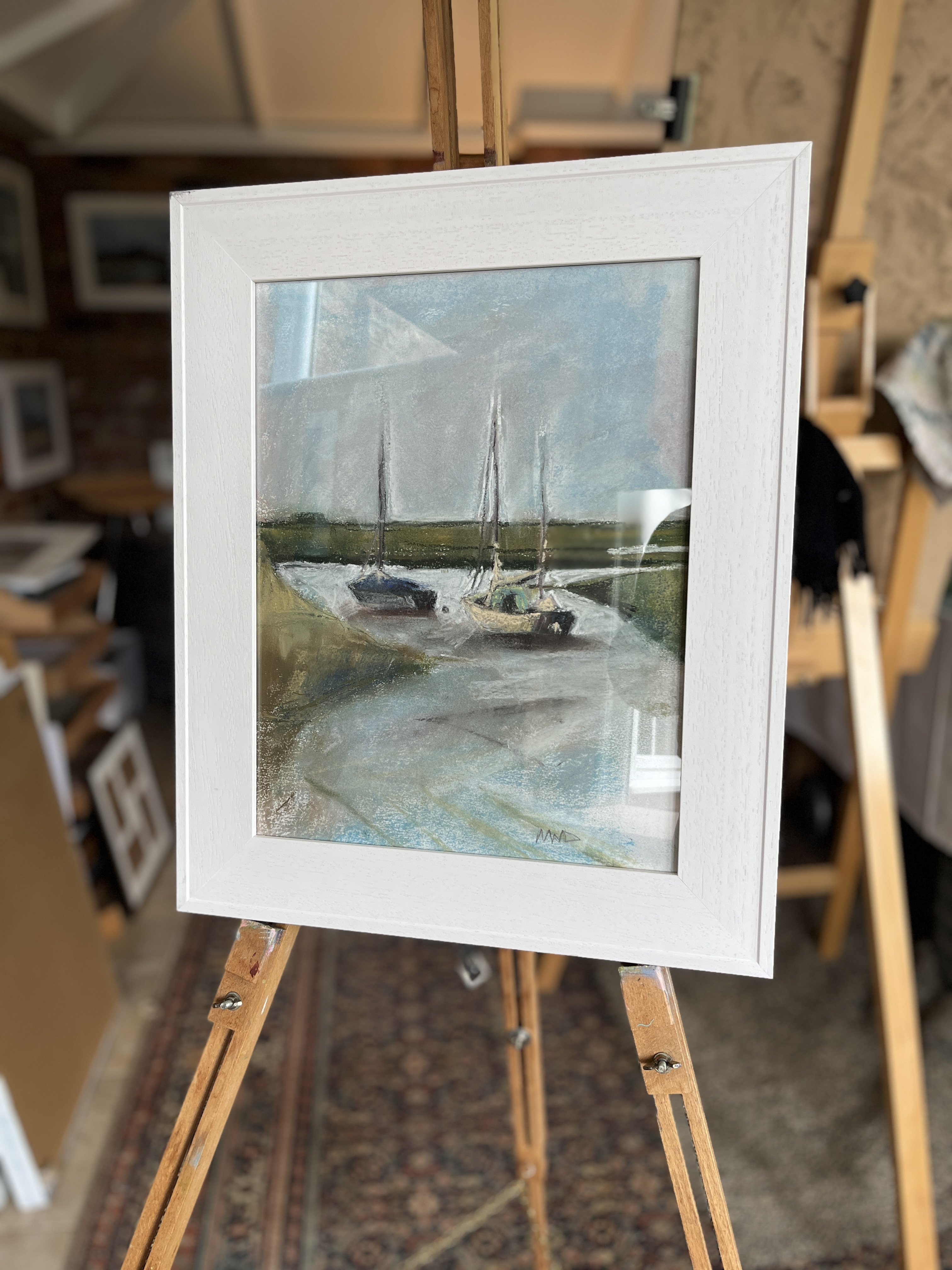 'High Water in the Creek' Brancaster Staithe Norfolk