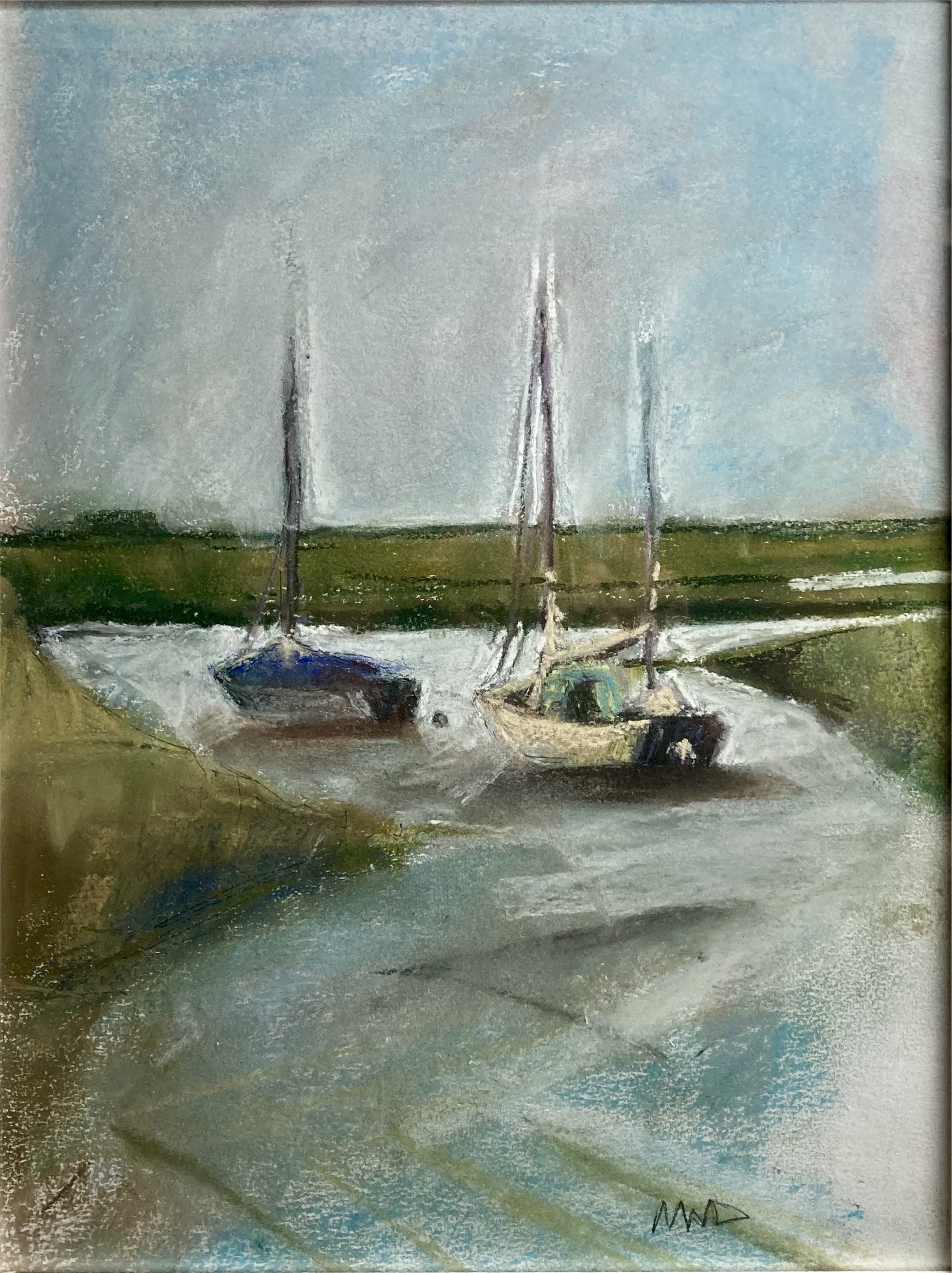'High Water in the Creek' Brancaster Staithe Norfolk