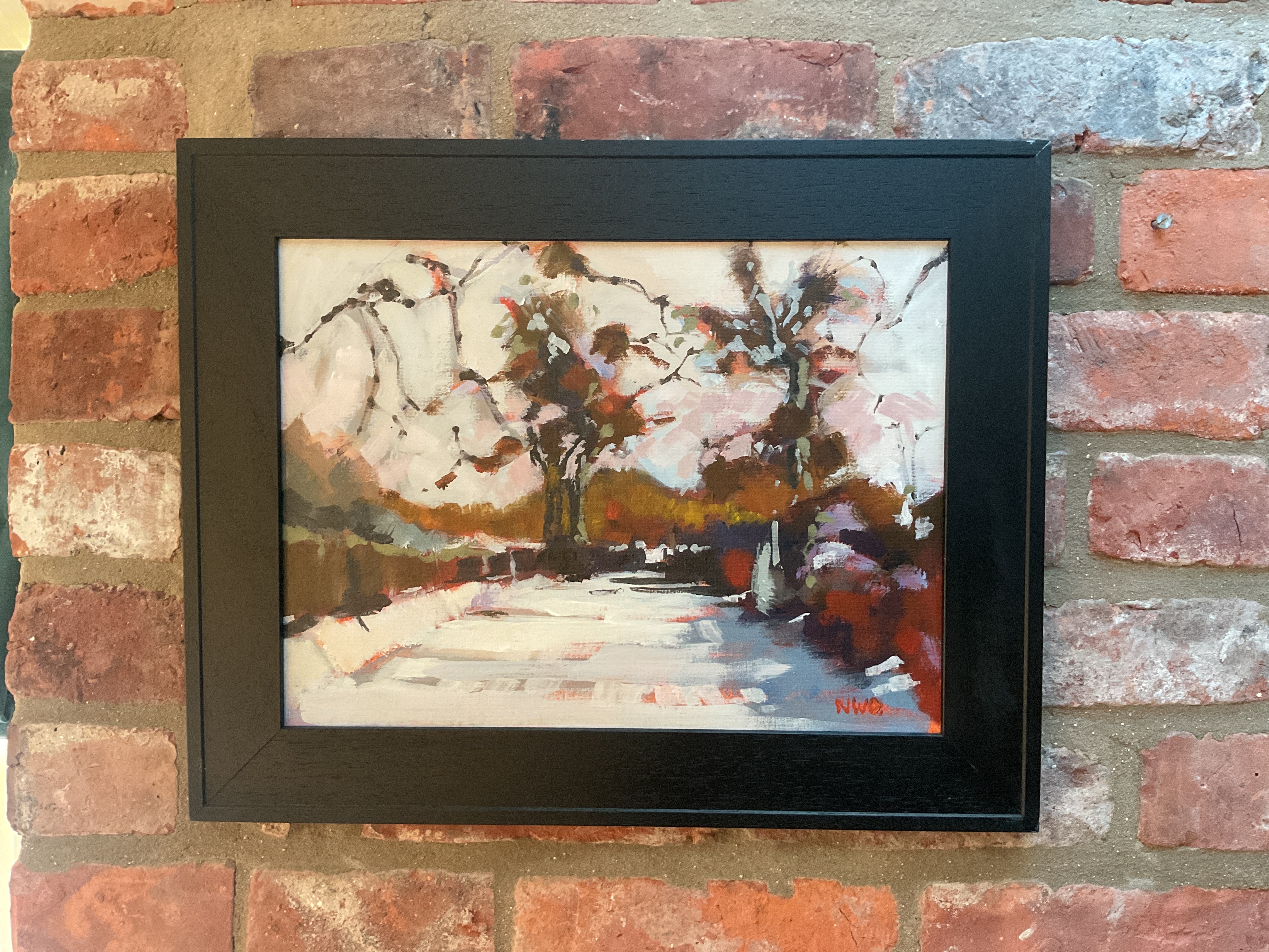 'Wintery Lane' Howardian Hills N. Yorkshire